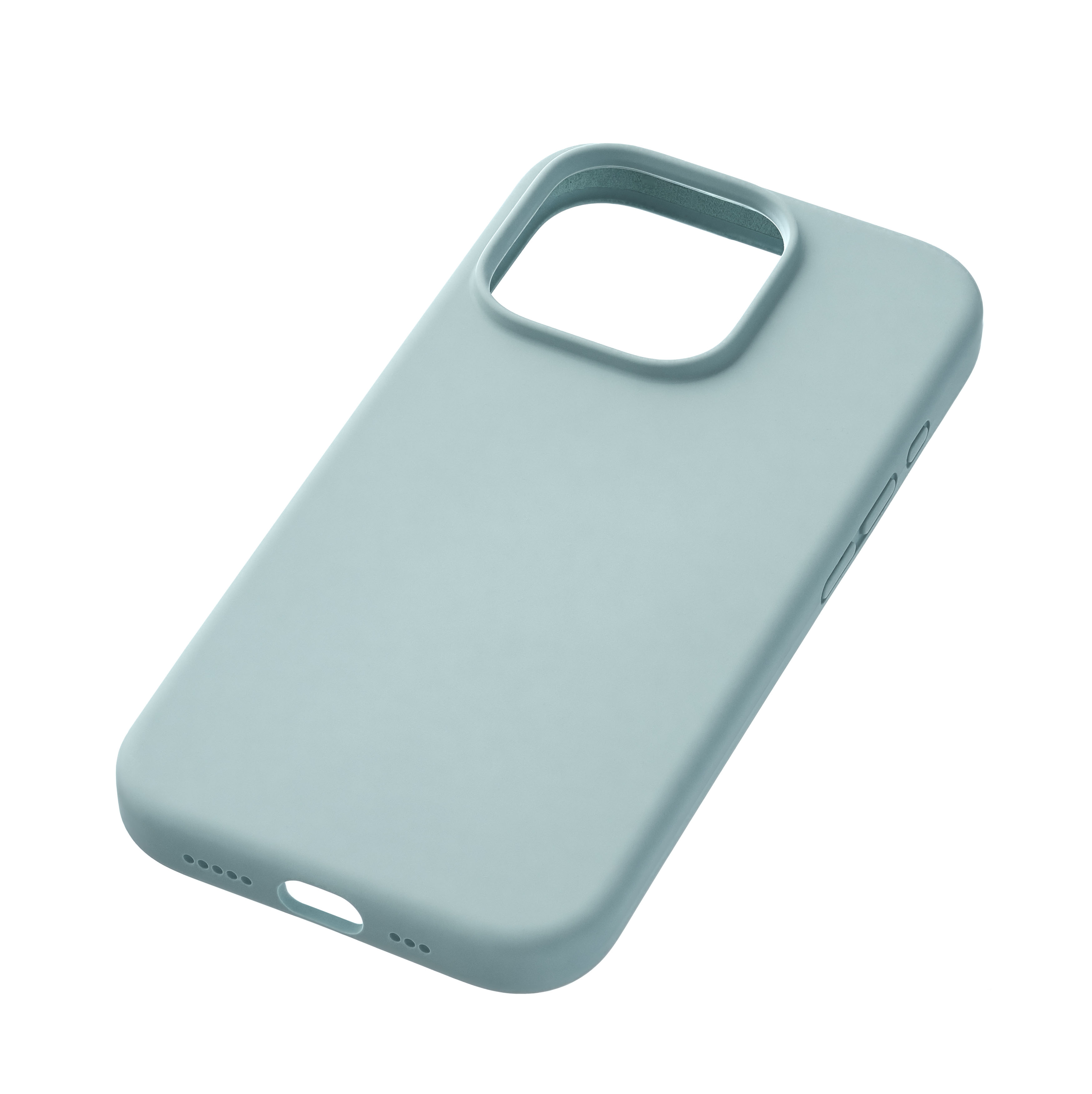 На фото изображено Чехол защитный uBear Touch Mag Case для iPhone 16 Pro, холодная мята