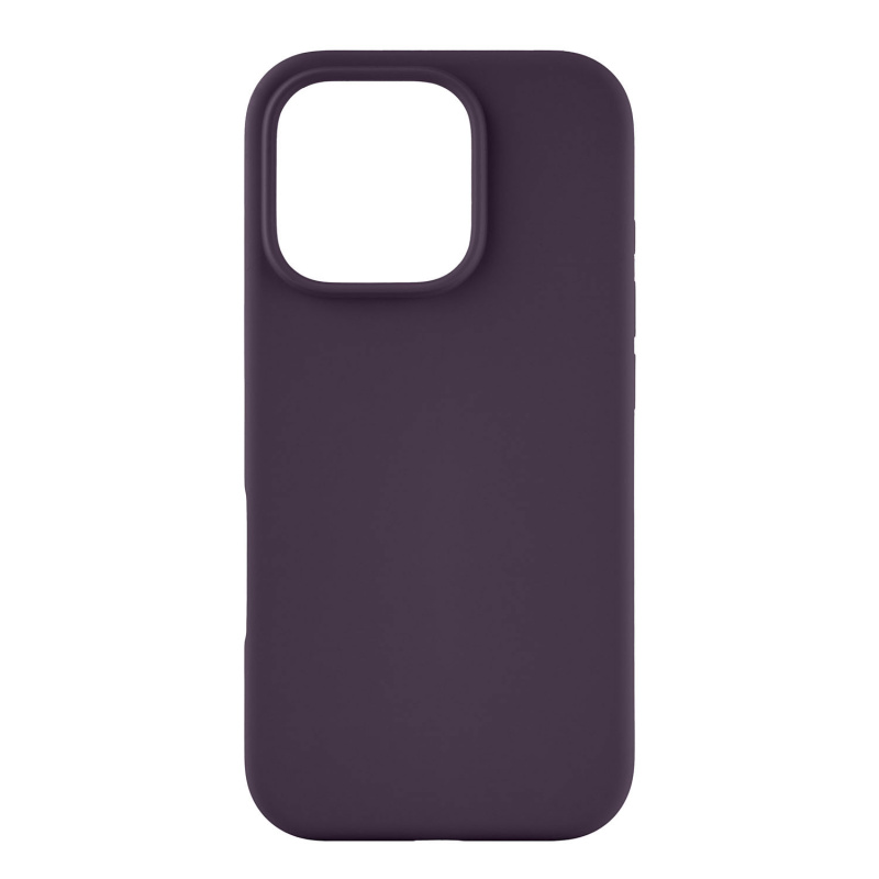 Фото Чехол защитный uBear Touch Mag Case для iPhone 16 Pro, темно-фиолетовый На фото изображено Чехол защитный uBear Touch Mag Case для iPhone 16 Pro, темно-фиолетовый