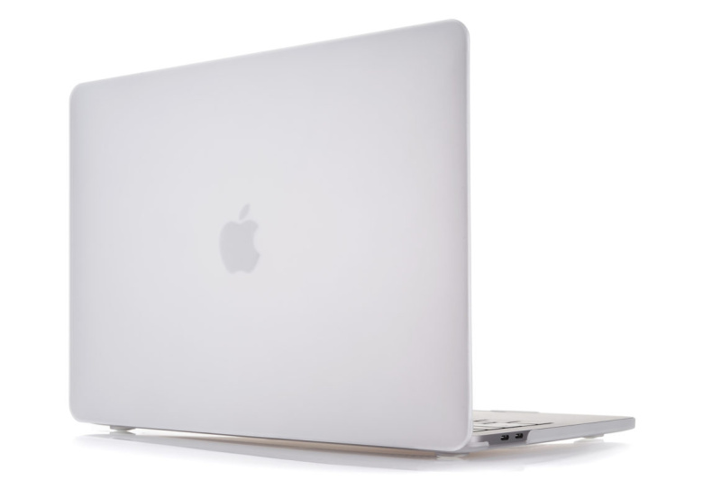 На фото изображено Чехол защитный VLP Plastic Case для MacBook Pro 13" 2020, белый