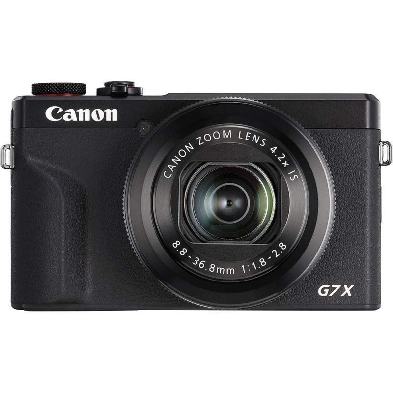 На фото изображено Canon G7x Mark III Black