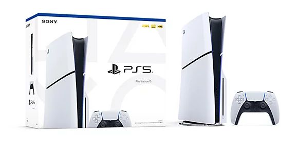 На фото изображено Игровая приставка Sony PlayStation 5 Slim с дисководом