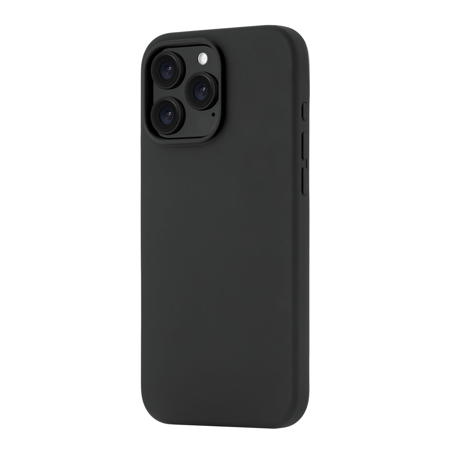 На фото изображено Чехол защитный uBear Touch Mag Case для iPhone 16 Pro Max, черный