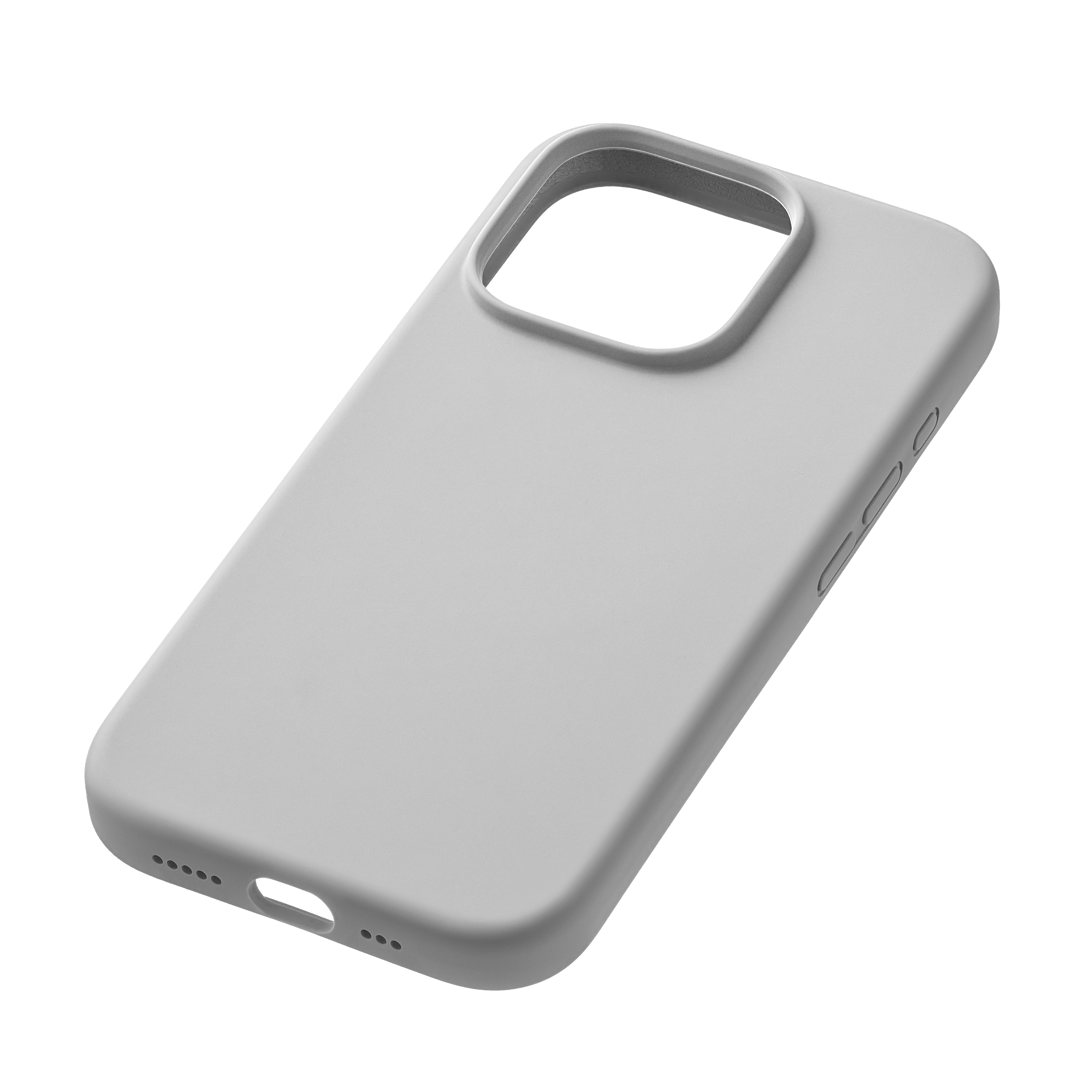 На фото изображено Чехол защитный uBear Touch Mag Case для iPhone 16 Pro, светло-серый