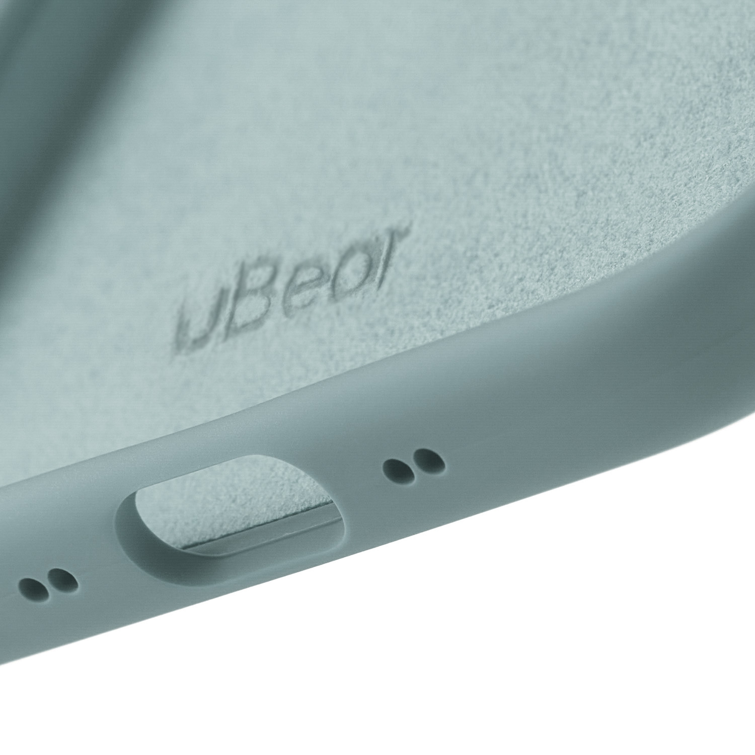 На фото изображено Чехол защитный uBear Touch Mag Case для iPhone Air, MagSafe, холодная мята