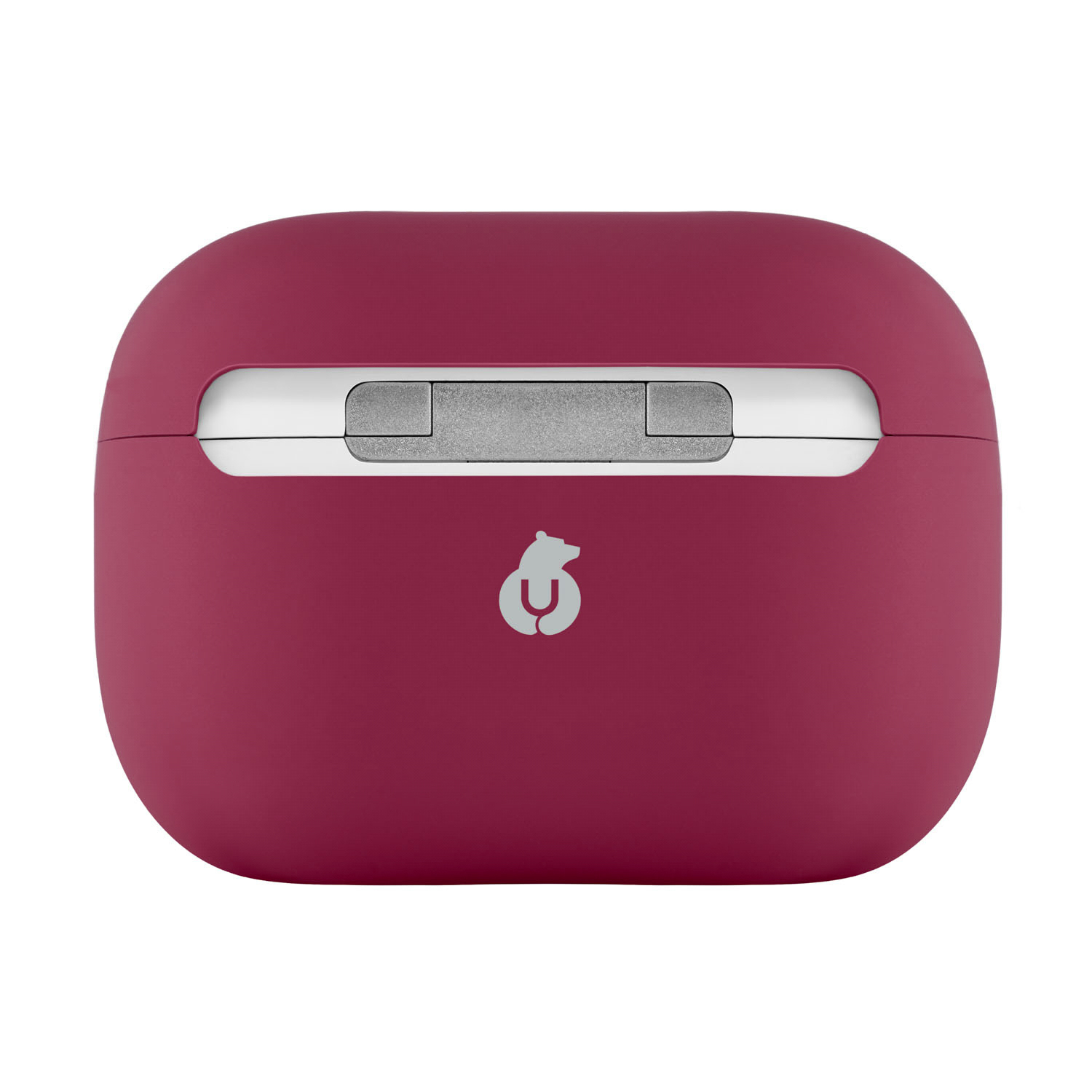 На фото изображено Ультратонкий силиконовый чехол uBear Touch Case AirPods Pro 2 / Pro, тёмно-фиолетовый