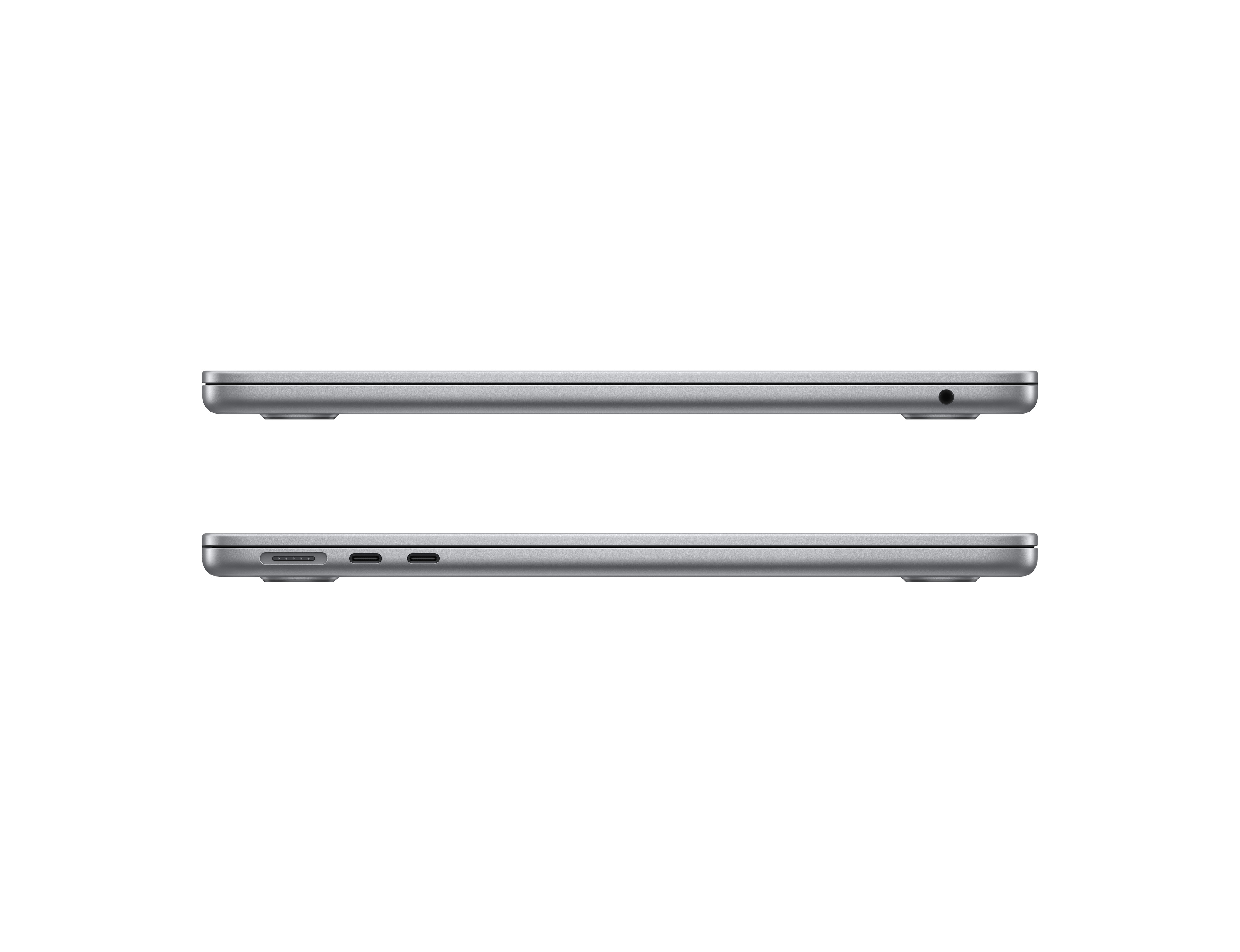 На фото изображено Apple MacBook Air 13” (M2, 8C / 8C, 2022), 16 ГБ, 256 ГБ SSD, Серый космос