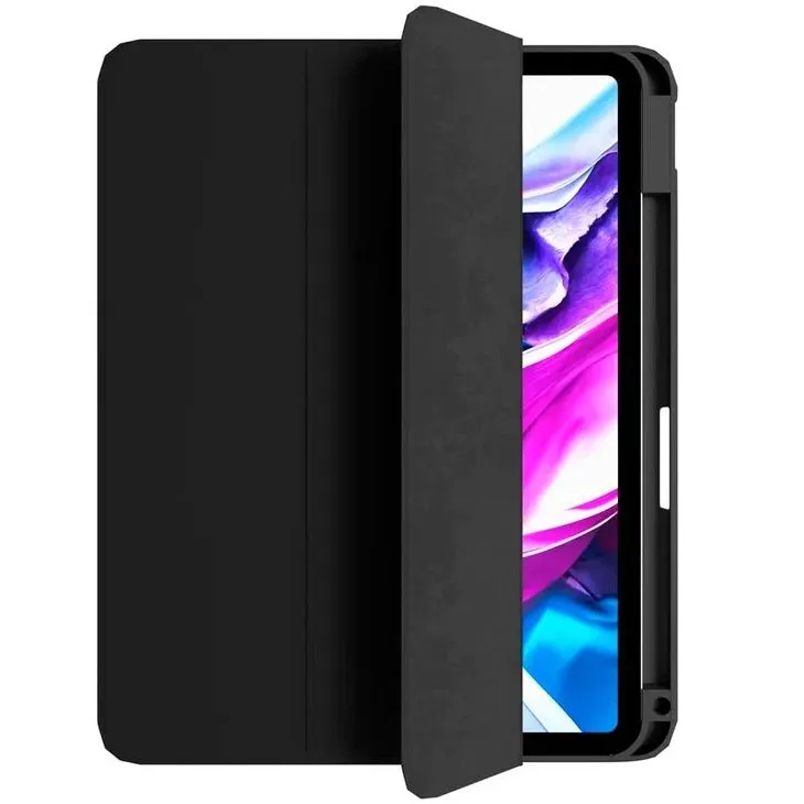 На фото изображено Защитный чехол VLP Split Folio для Apple iPad Air 11 (M2), чёрный