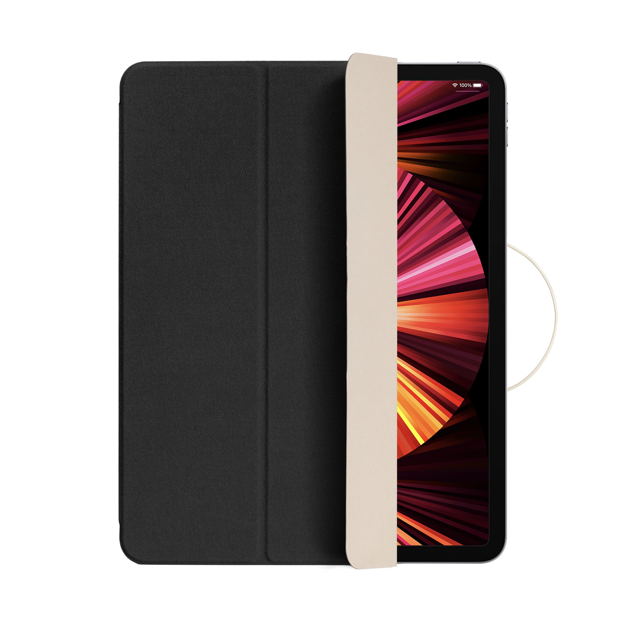 На фото изображено Чехол Native Union Folio для iPad Pro 12,9", черный
