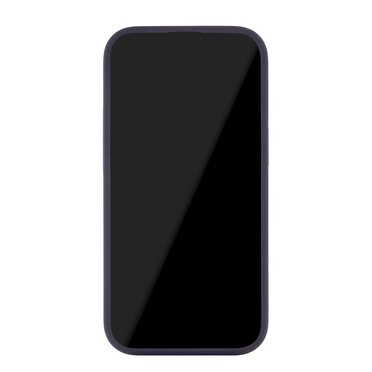 На фото изображено Чехол защитный uBear Touch Mag Case для iPhone 15, тёмно-фиолетовый