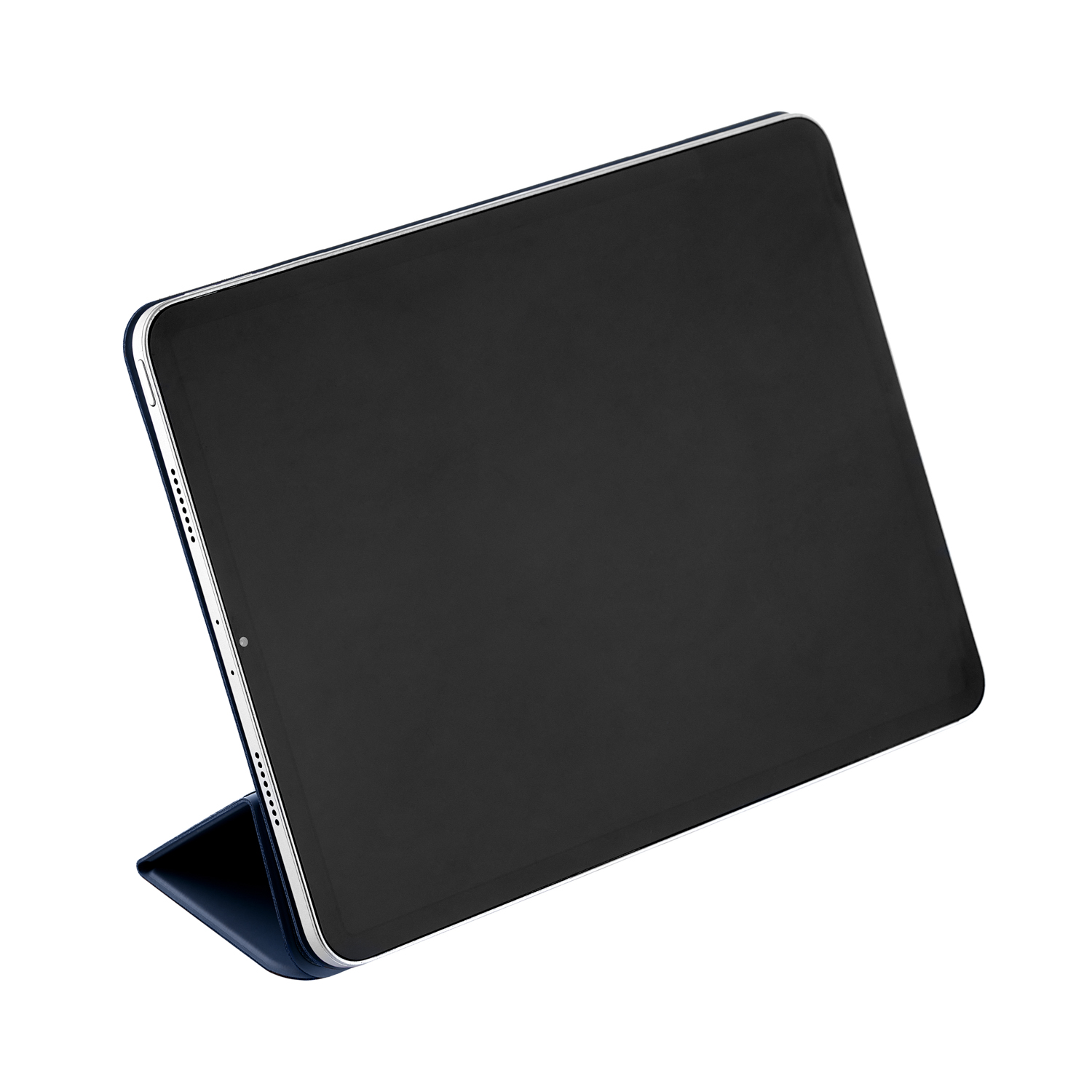 На фото изображено Чехол uBear Touch case для iPad Pro 11”, тёмно-синий