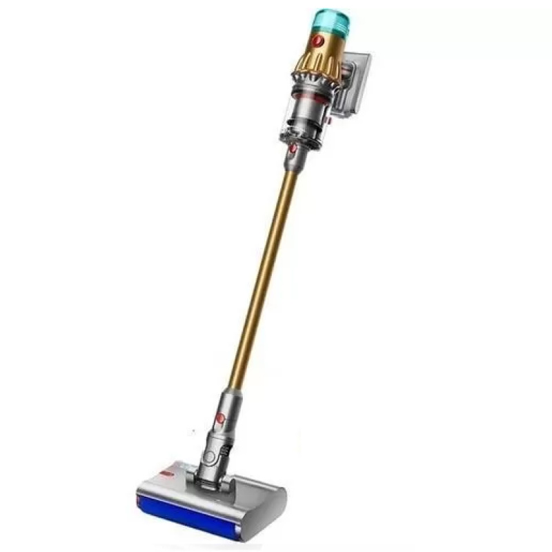 На фото изображено Dyson V12s Detect Slim Submarine Complete, Gold/Gold