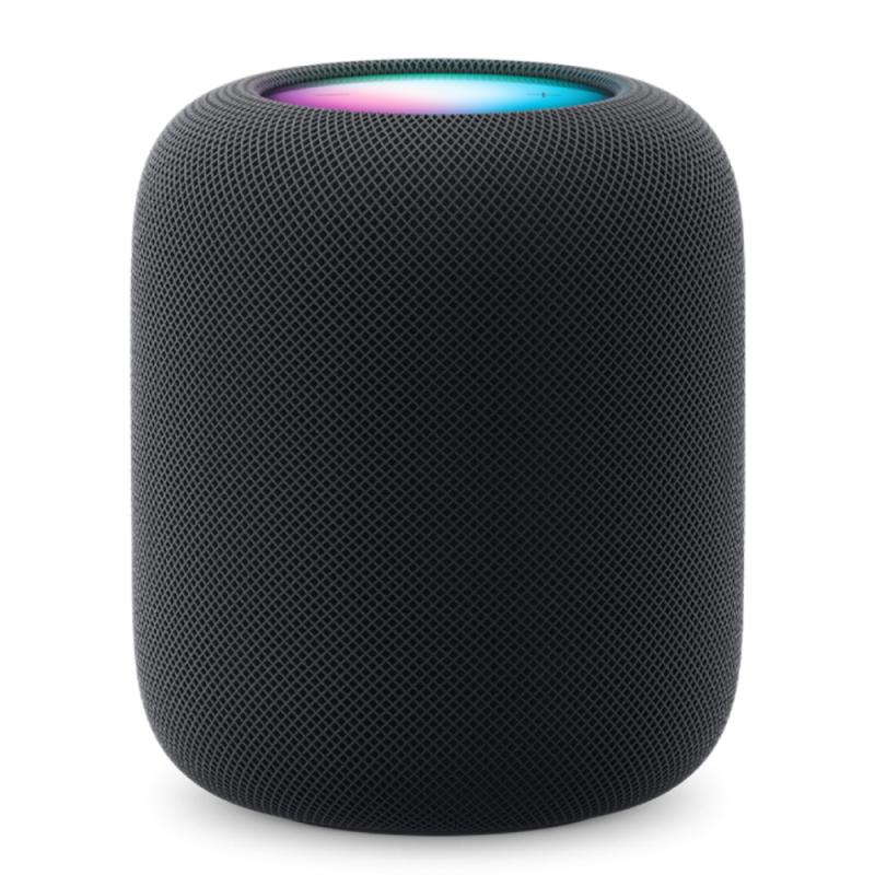 На фото изображено Умная колонка Apple HomePod, Чёрный