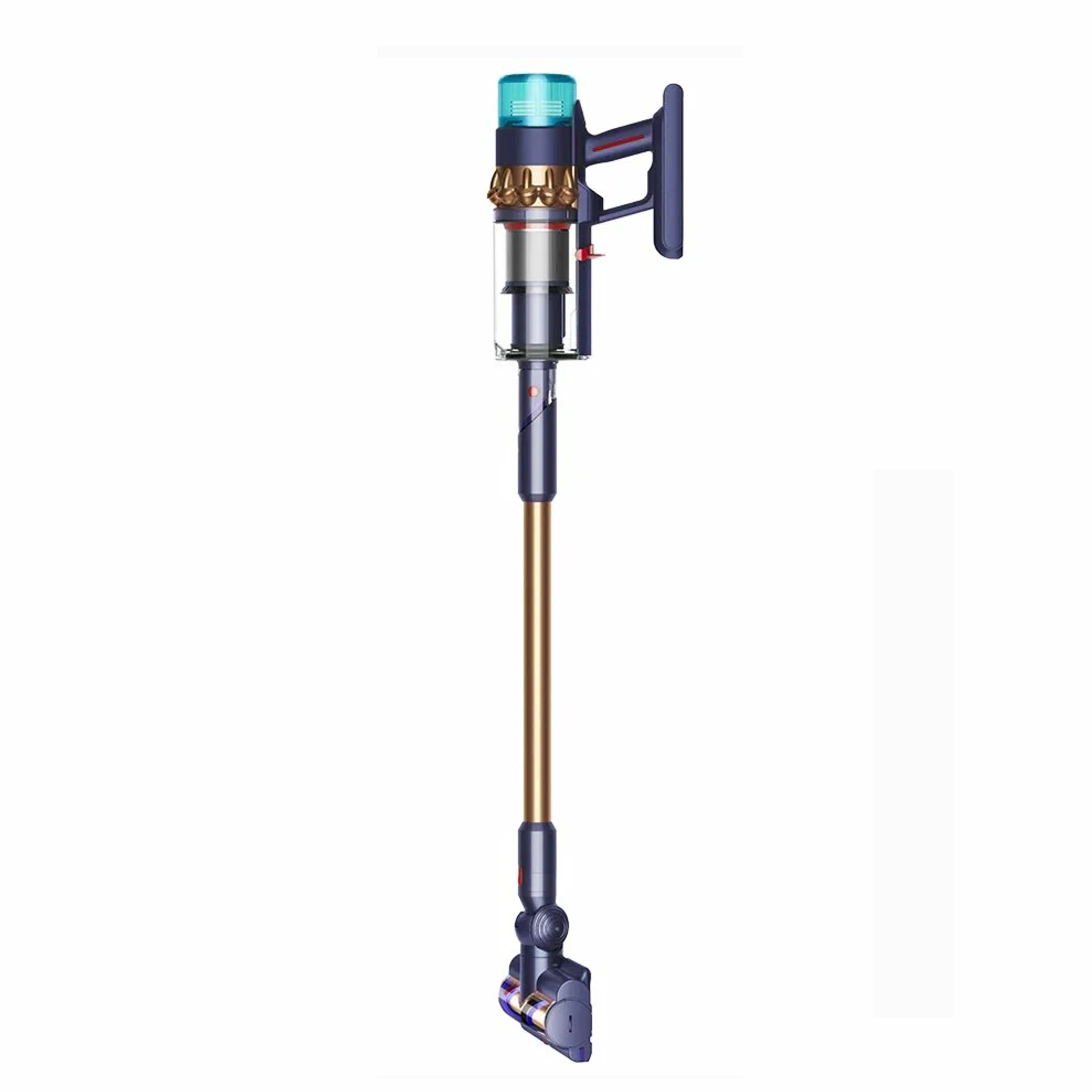На фото изображено Dyson Gen5 Detect Absolute, Blue/Copper