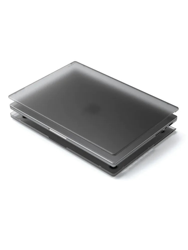 На фото изображено Чехол-накладка Satechi Eco Hardshell Case для MacBook Pro 16", темный