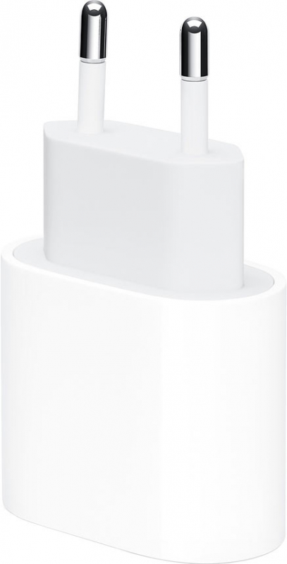 На фото изображено Адаптер питания Apple USB-C 20W, белый