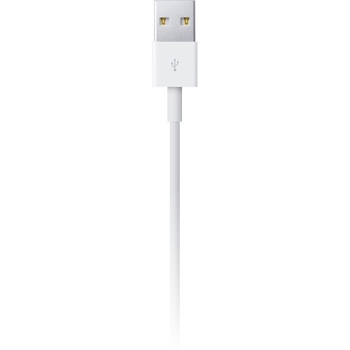 На фото изображено Кабель Apple Lightning/USB, 1м, белый