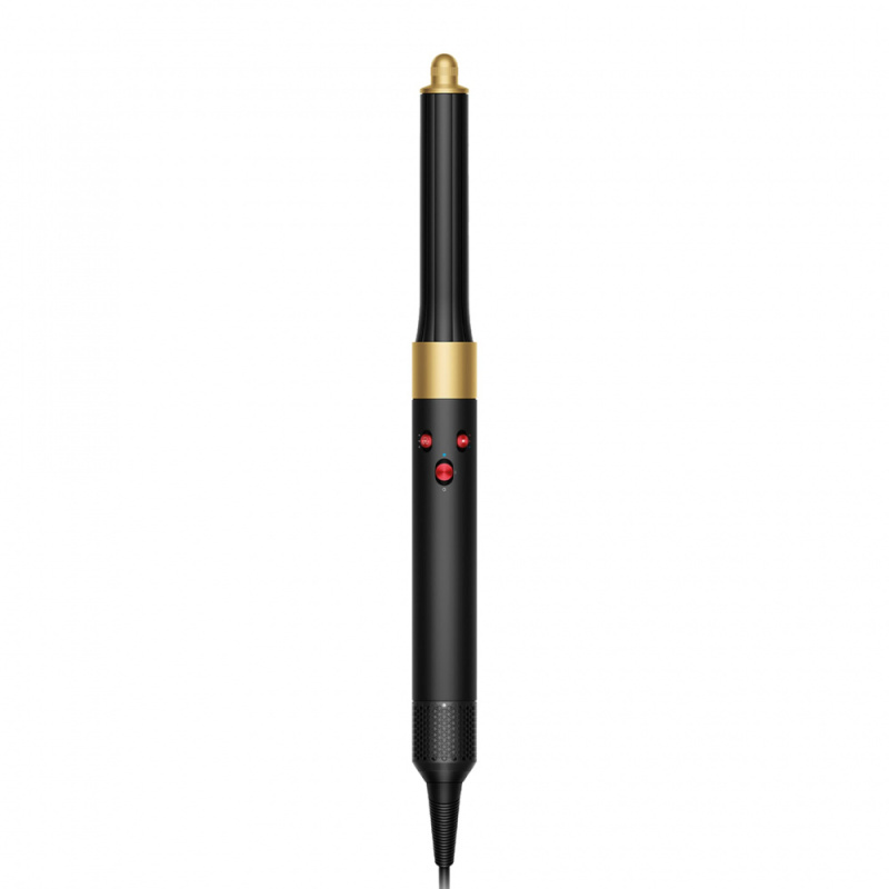 На фото изображено Стайлер Dyson Airwrap HS05 Complete Long, Black Onyx/Gold