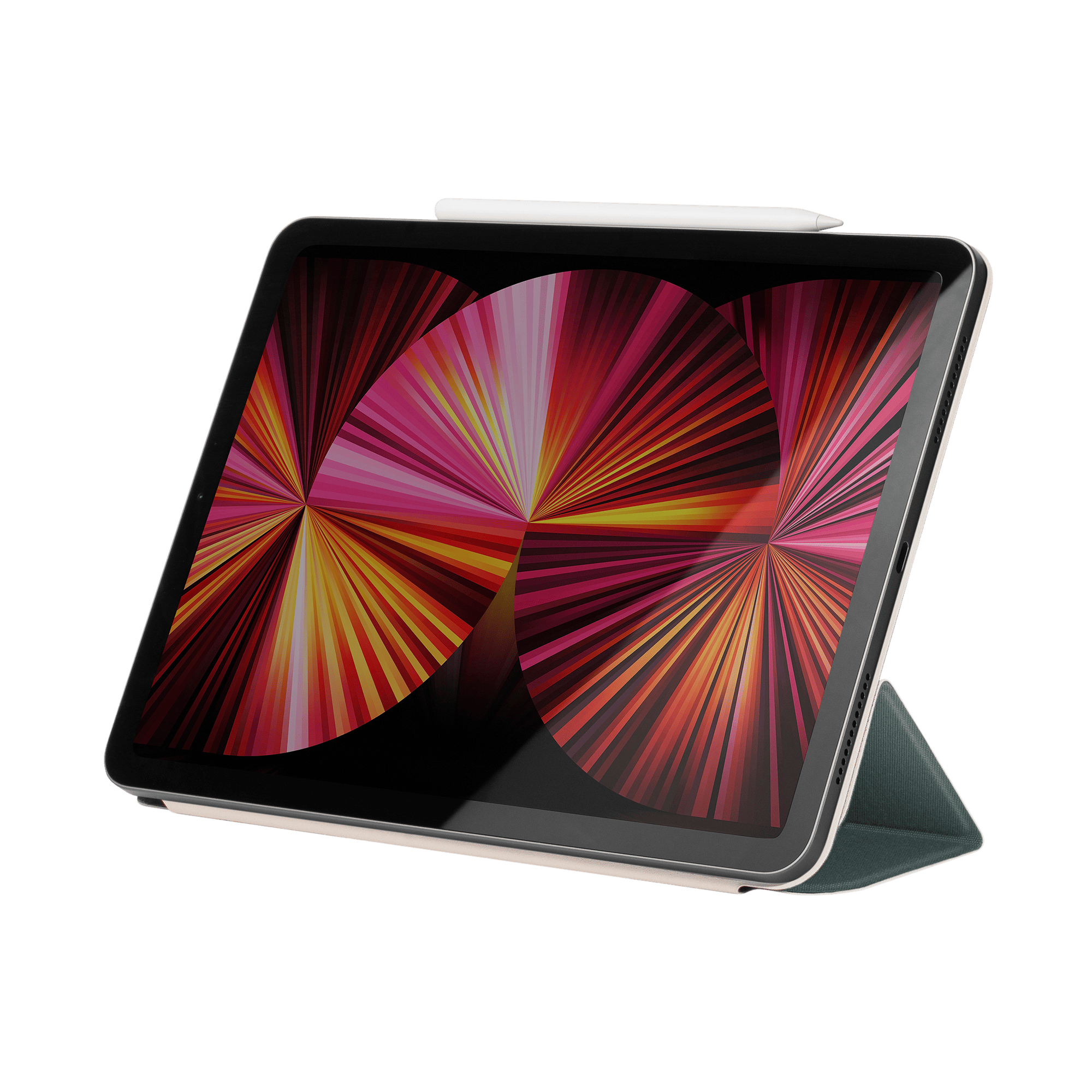 На фото изображено Чехол Native Union Folio для iPad Pro 12,9", зеленый