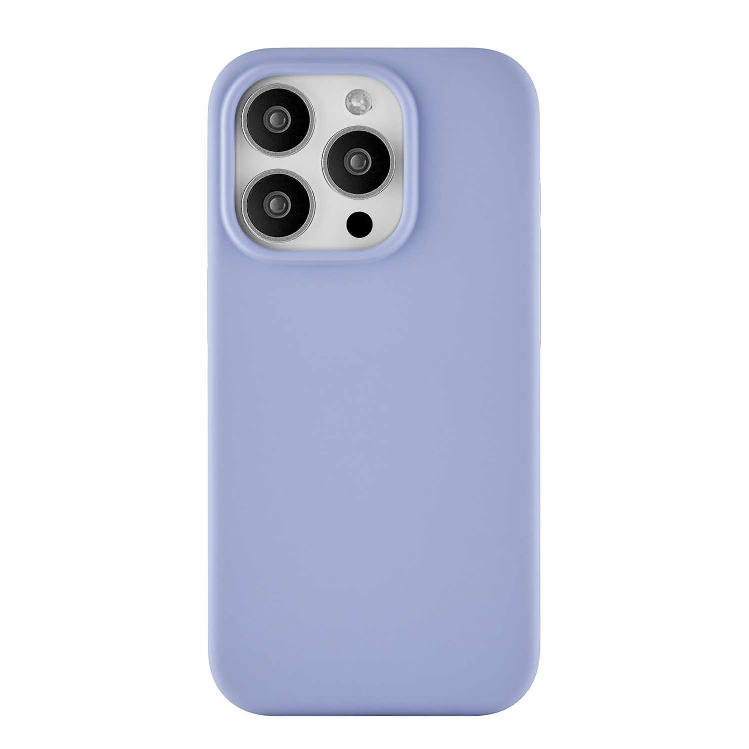На фото изображено Чехол защитный uBear Touch Mag Case для iPhone 15 Pro, лавандовый