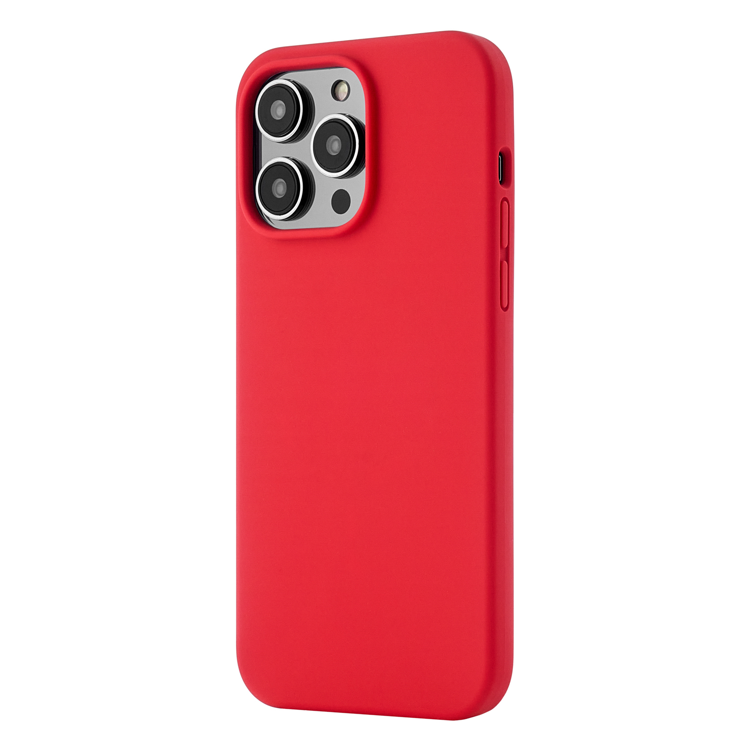 На фото изображено Чехол защитный uBear Touch Mag Case для iPhone 14 Pro Max, красный