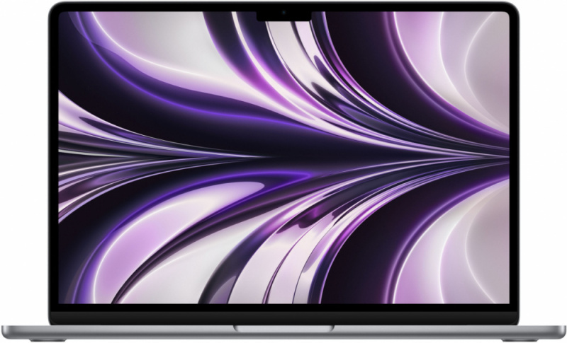 Фото Apple MacBook Air 13” (M2, 8C / 8C, 2022), 16 ГБ, 256 ГБ SSD, Серый космос На фото изображено Apple MacBook Air 13” (M2, 8C / 8C, 2022), 16 ГБ, 256 ГБ SSD, Серый космос