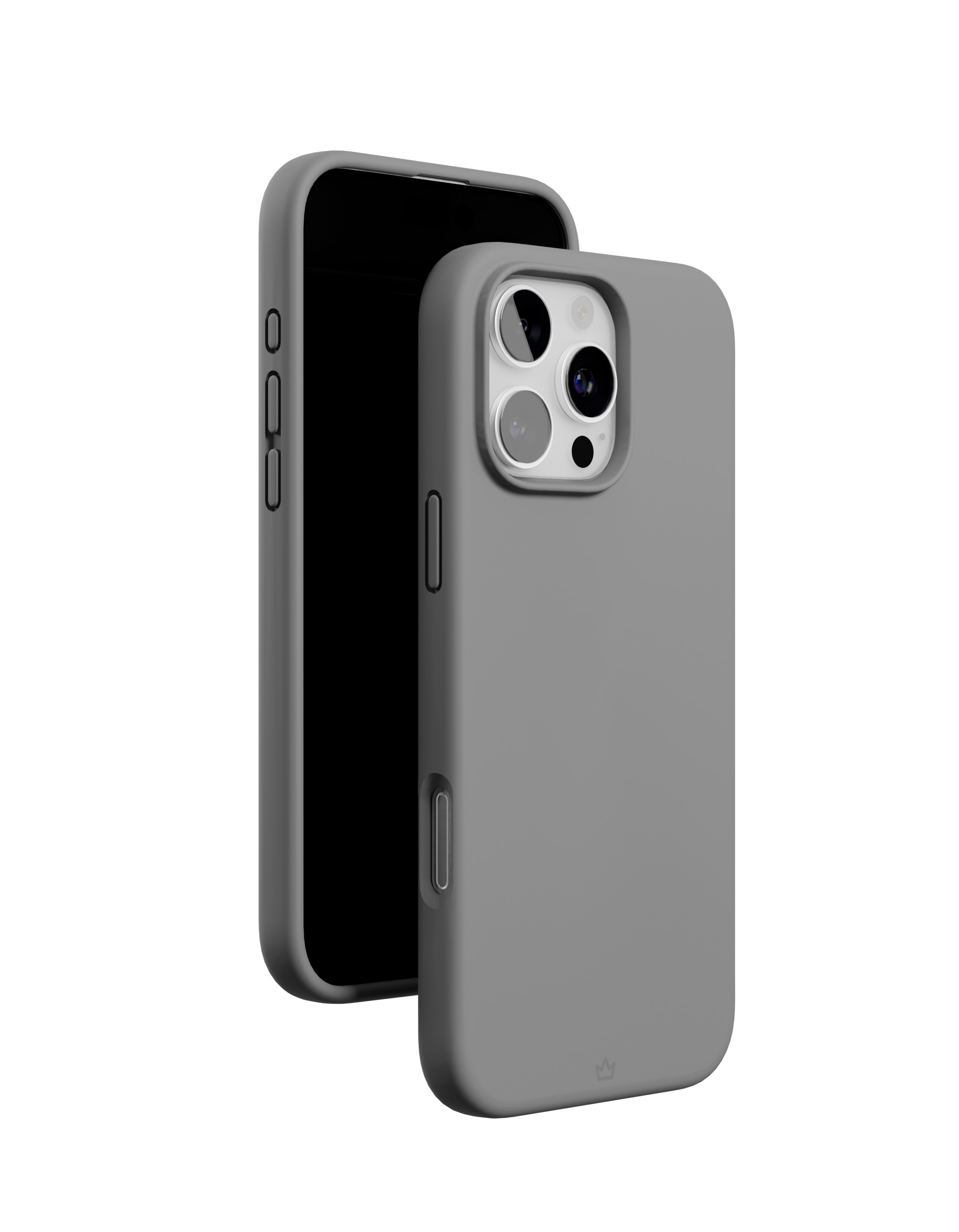На фото изображено Чехол защитный VLP Aster Case с MagSafe для iPhone 16 Pro, серый