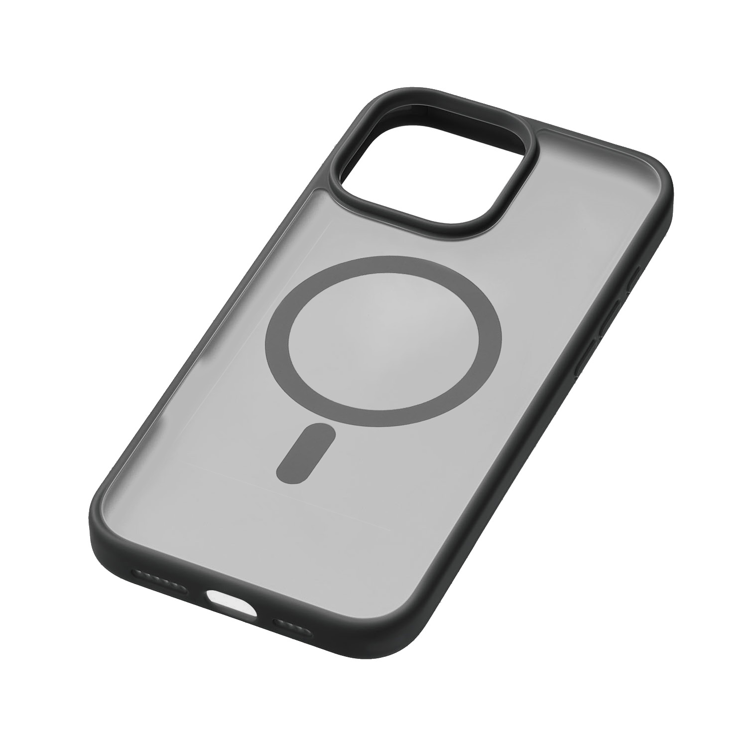 На фото изображено Чехол защитный uBear Cloud Mag Case для iPhone 16 Pro Max, черный