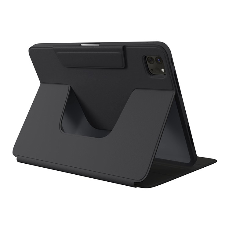 На фото изображено Чехол-подставка Uniq для iPad Pro 11/Air 10.9 Rovus Magnetic 360, черный