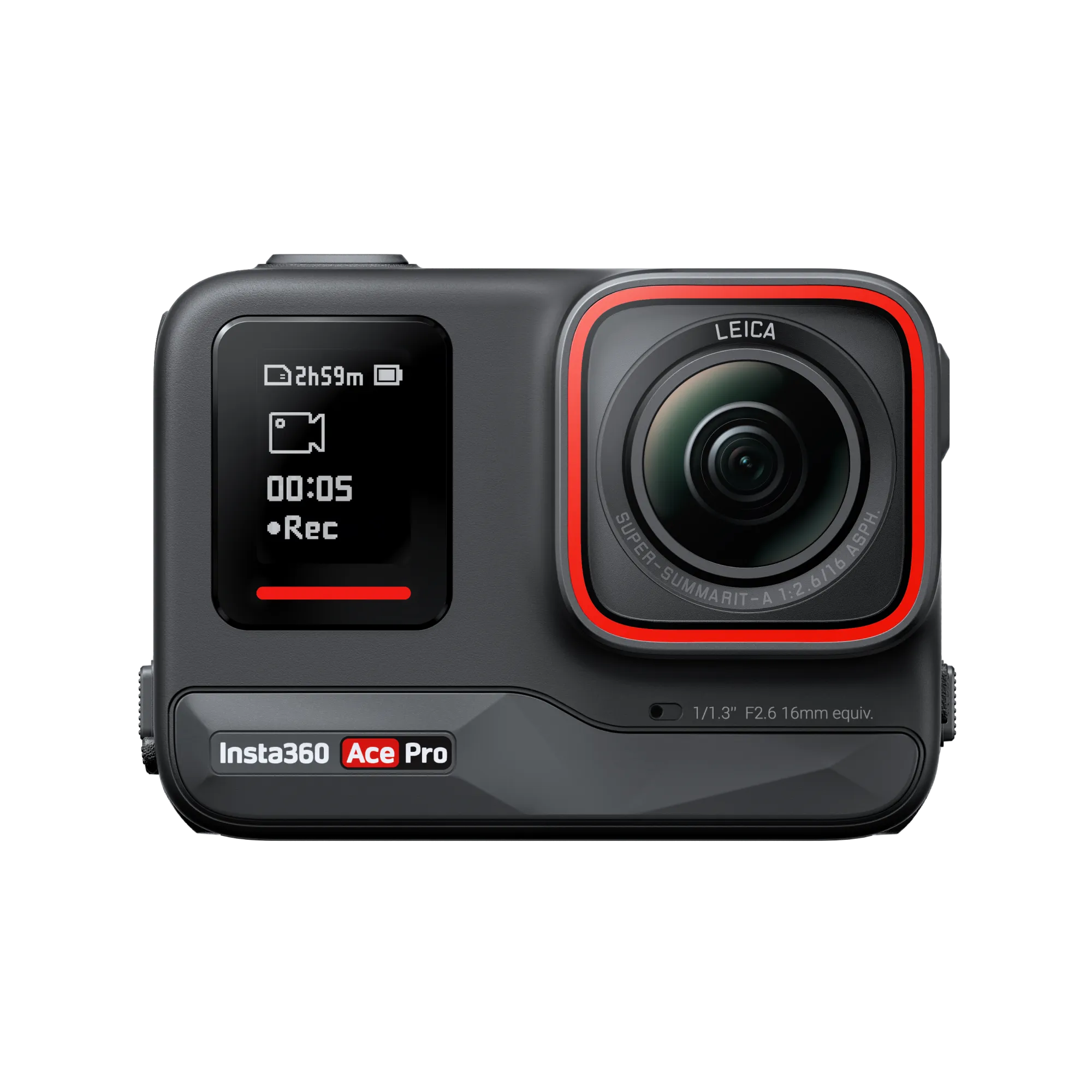 На фото изображено Экшн камера Insta360 Ace Pro, чёрный