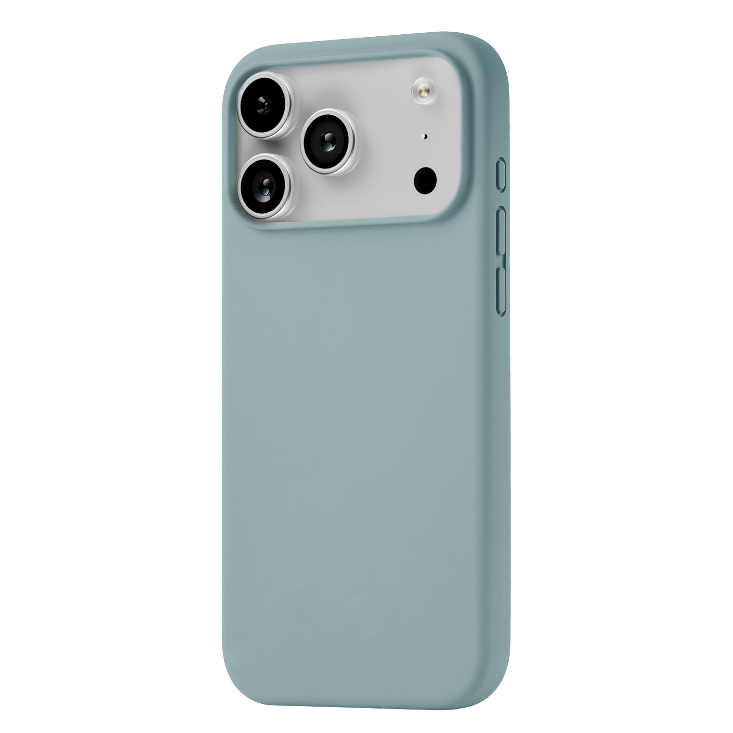 Фото Чехол защитный uBear Touch Mag Case для iPhone 17 Pro Max, MagSafe, холодная мята На фото изображено Чехол защитный uBear Touch Mag Case для iPhone 17 Pro Max, MagSafe, холодная мята