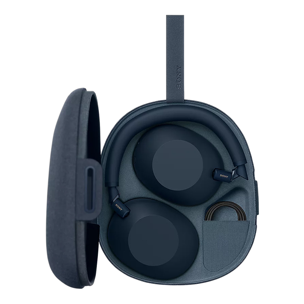 На фото изображено Беспроводные наушники Sony WH-1000XM6, Синий