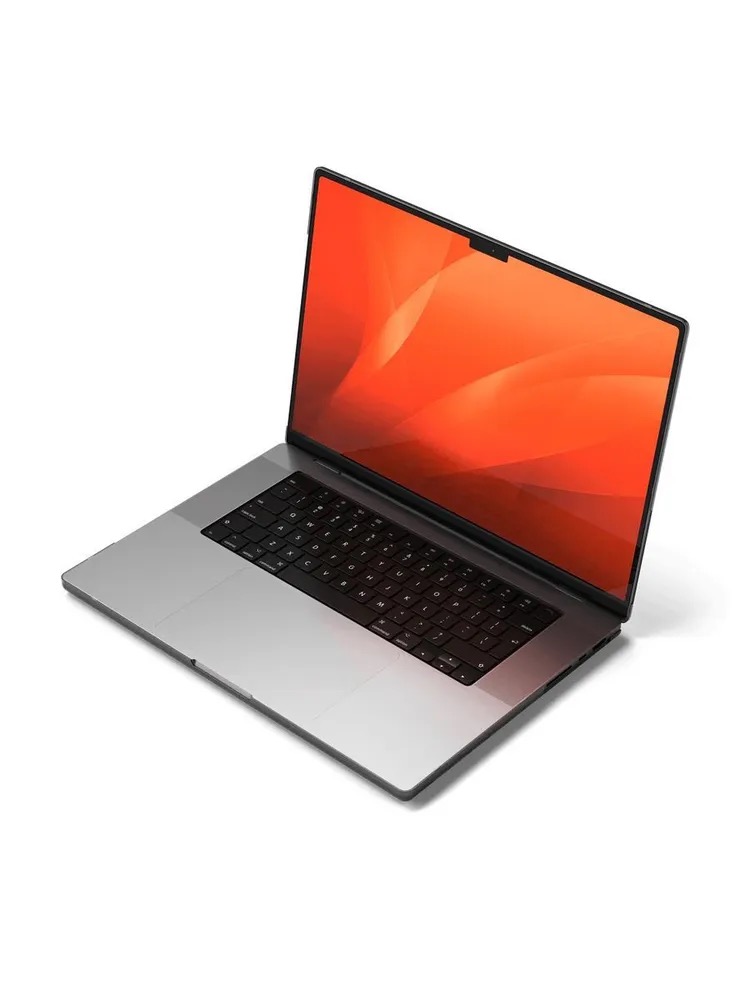 На фото изображено Чехол-накладка Satechi Eco Hardshell Case для MacBook Pro 16", темный