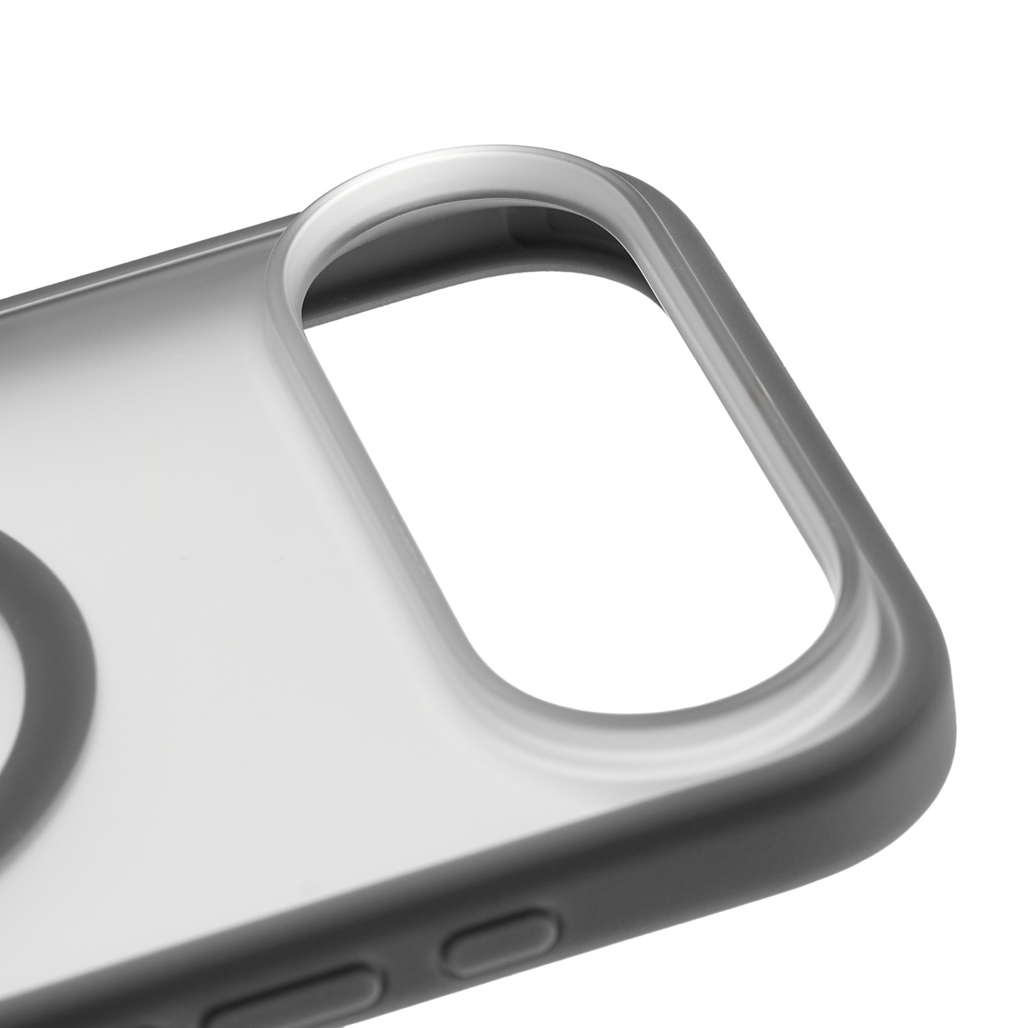 Фото Чехол защитный uBear Cloud Mag Case для iPhone Air, серый На фото изображено Чехол защитный uBear Cloud Mag Case для iPhone Air, серый