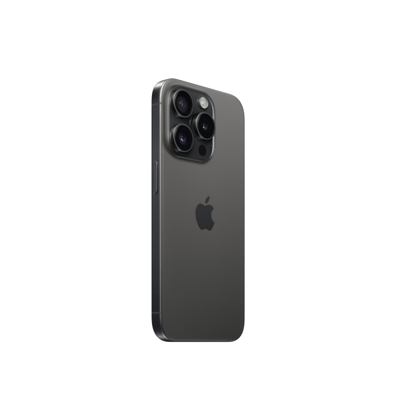На фото изображено Apple iPhone 15 Pro, 1 ТБ, Титановый чёрный