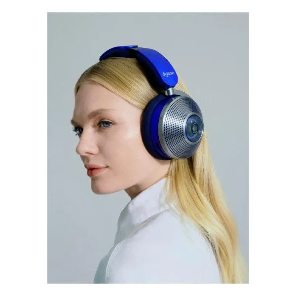 На фото изображено Наушники Dyson Zone Ultra Blue/Prussian Blue
