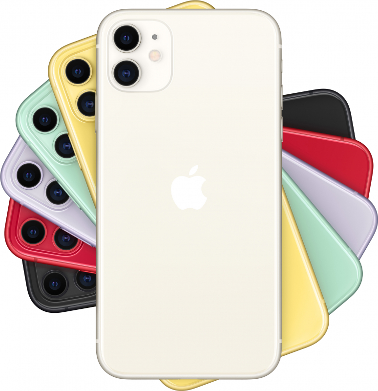 На фото изображено Apple iPhone 11, 128 ГБ, Белый