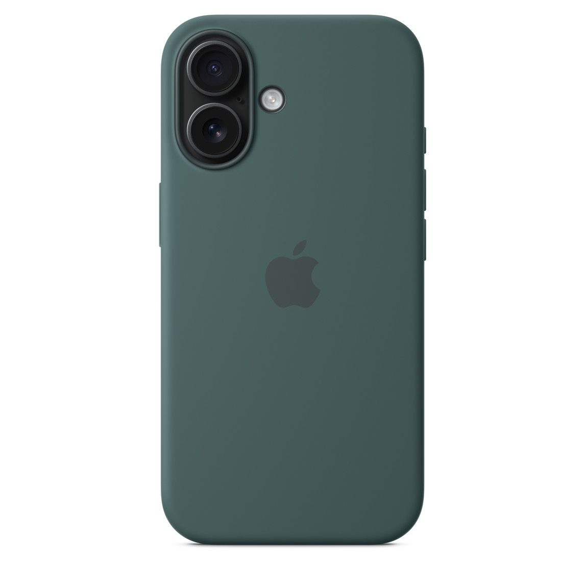 На фото изображено Чехол Apple для iPhone 16 Silicone with MagSafe, зеленый