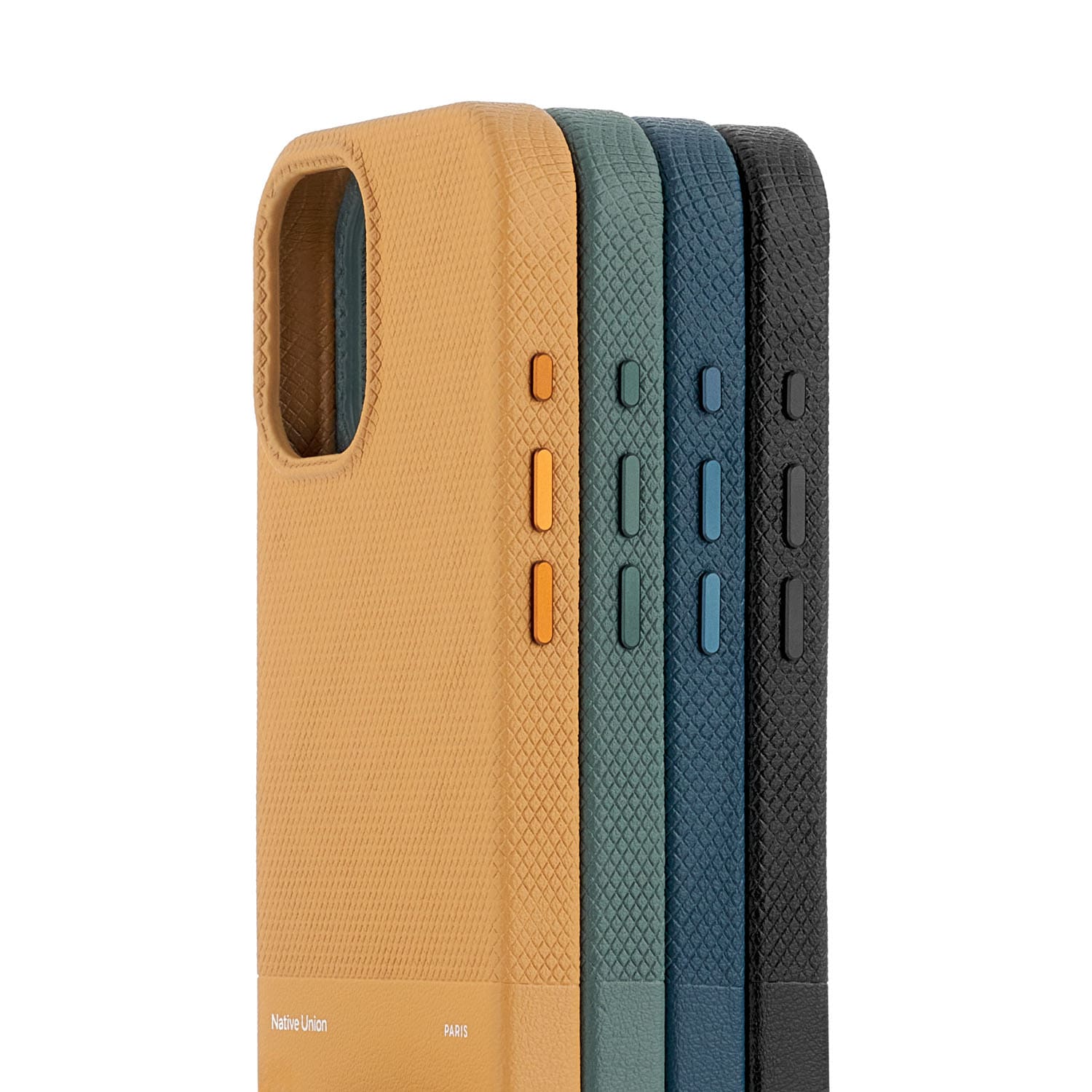 На фото изображено Чехол Native Union (RE)Classic Case MagSafe для iPhone 16, синий