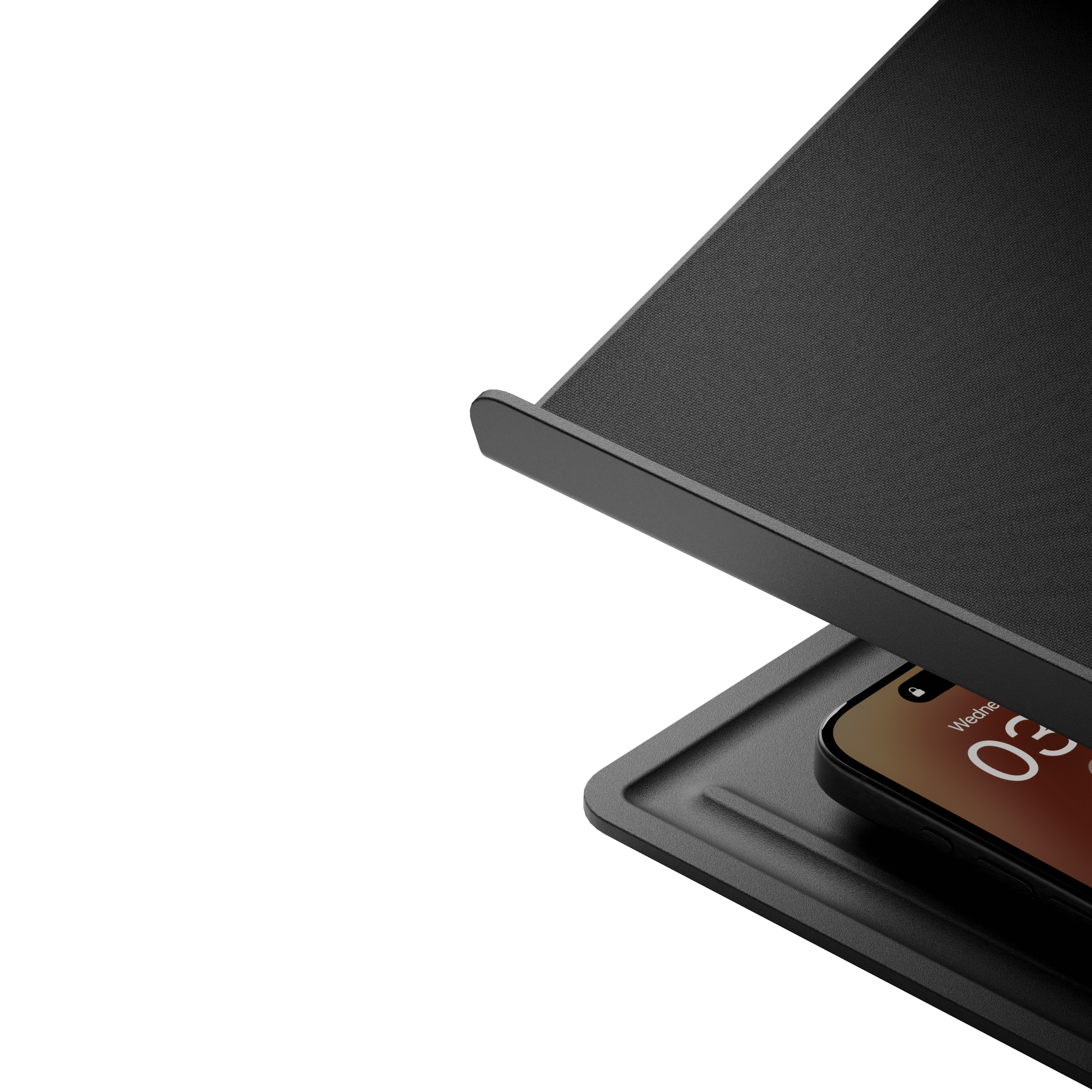 На фото изображено Подставка для ноутбука Native Union Home Laptop Stander, черный