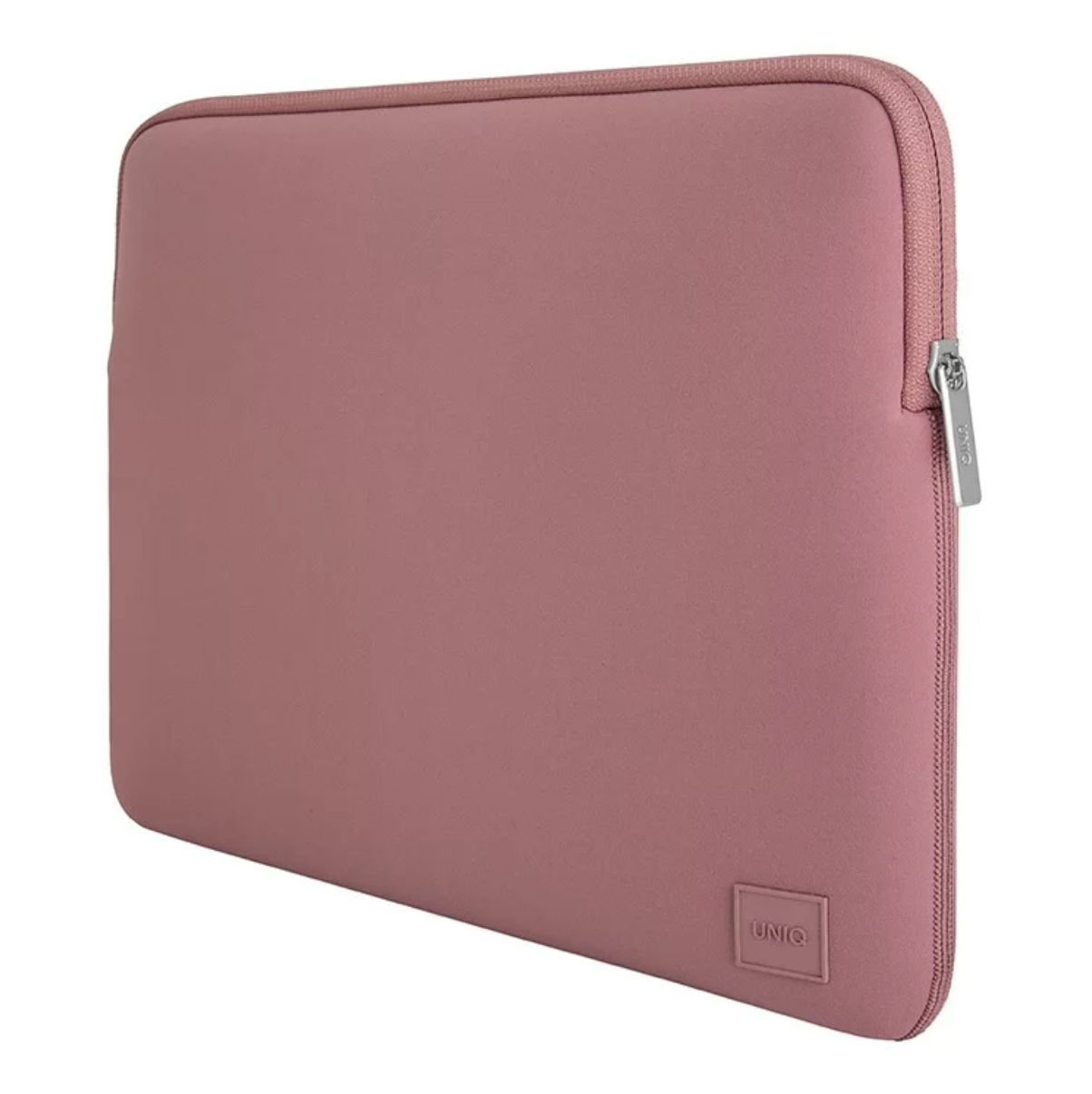 На фото изображено Чехол-сумка Uniq для ноутбуков 14" Cyprus Neoprene Laptop sleeve, розовый