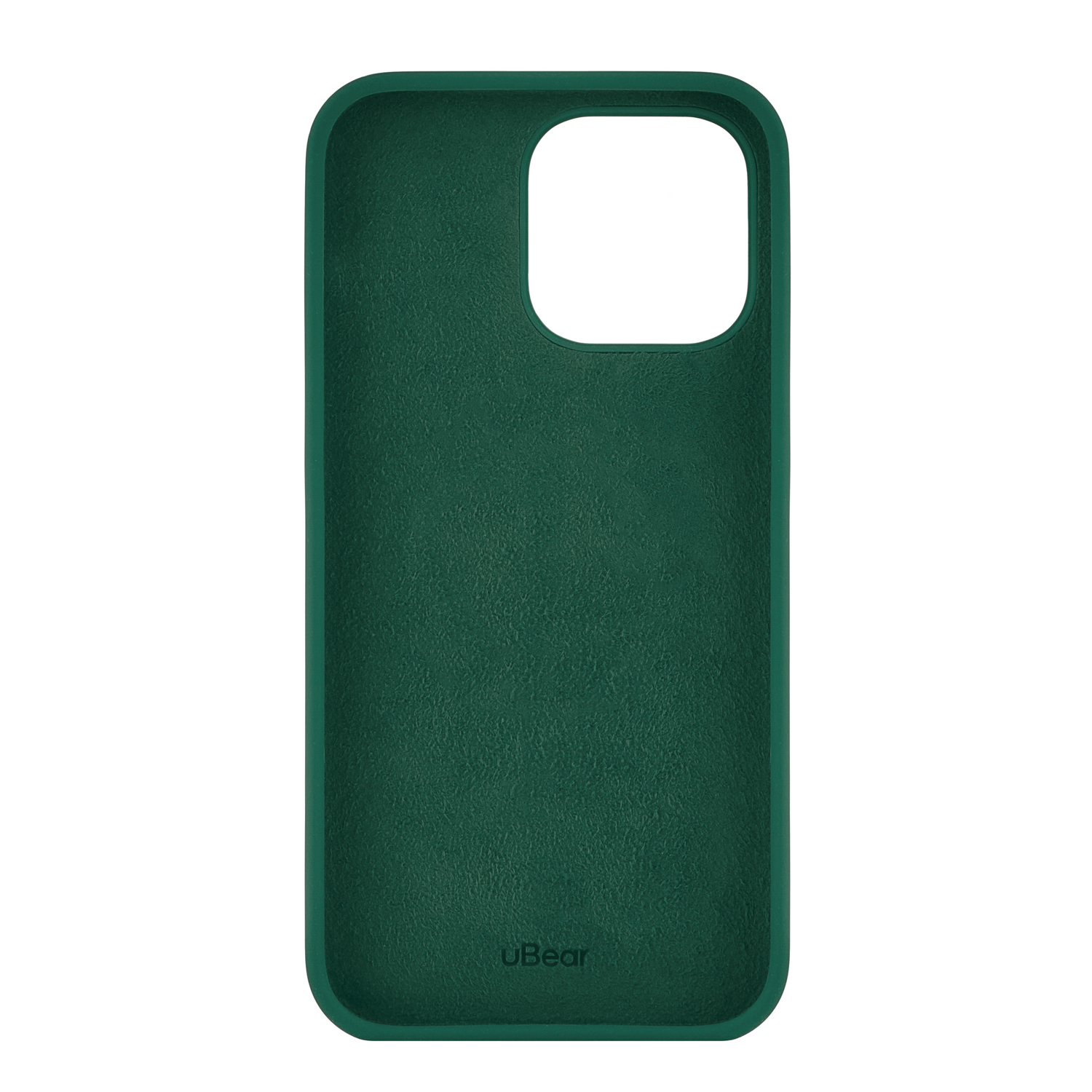 На фото изображено Чехол защитный uBear Touch Case для iPhone 14 Pro Max, зелёный