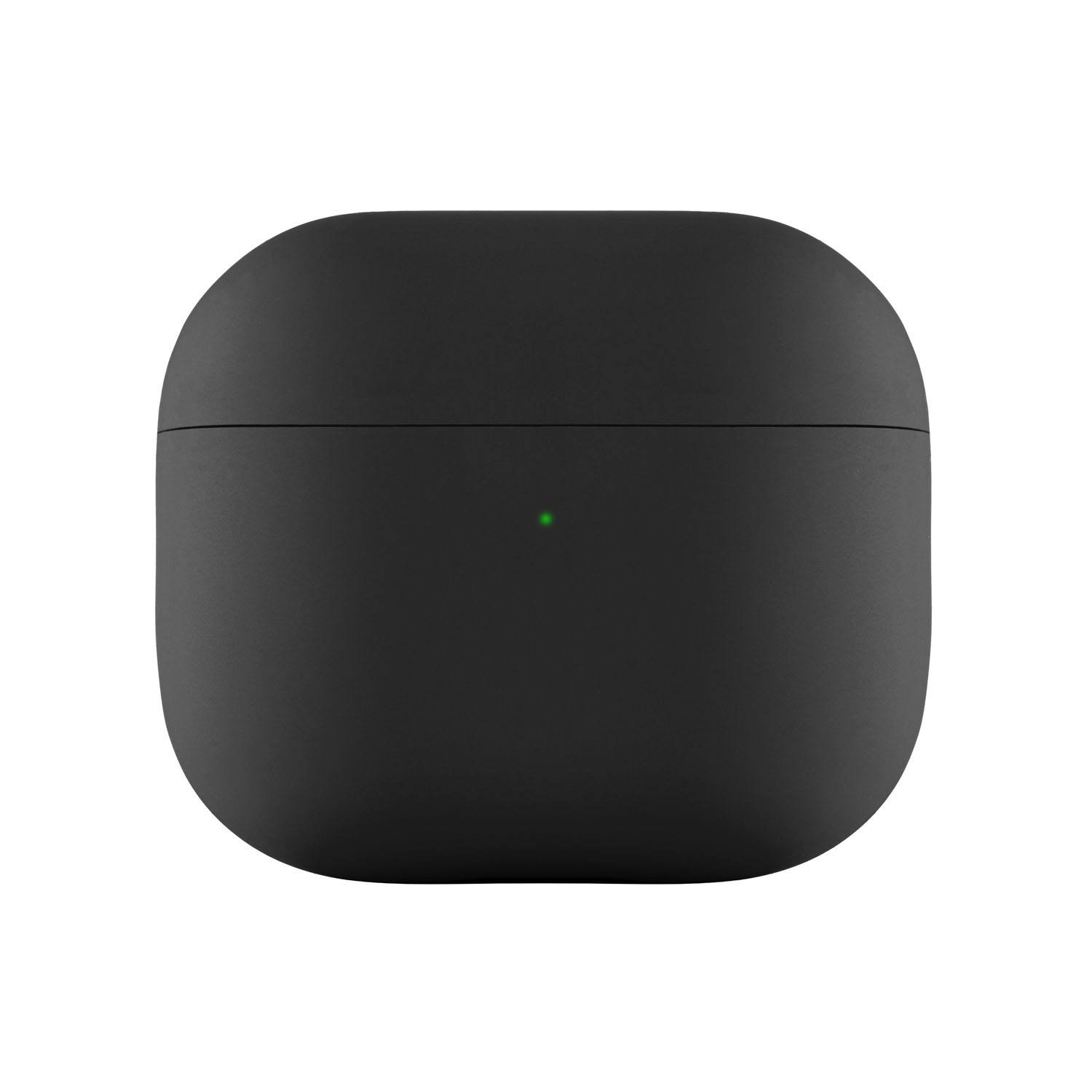 На фото изображено Защитный чехол Touch Pro для Airpods 3, усиленный, чёрный