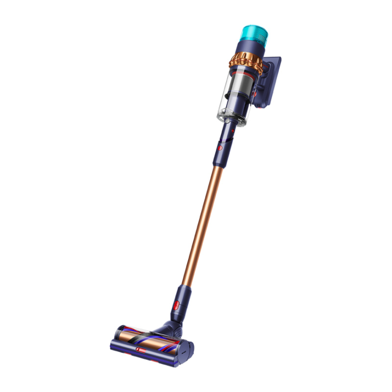 На фото изображено Dyson Gen5 Detect Absolute, Blue/Copper