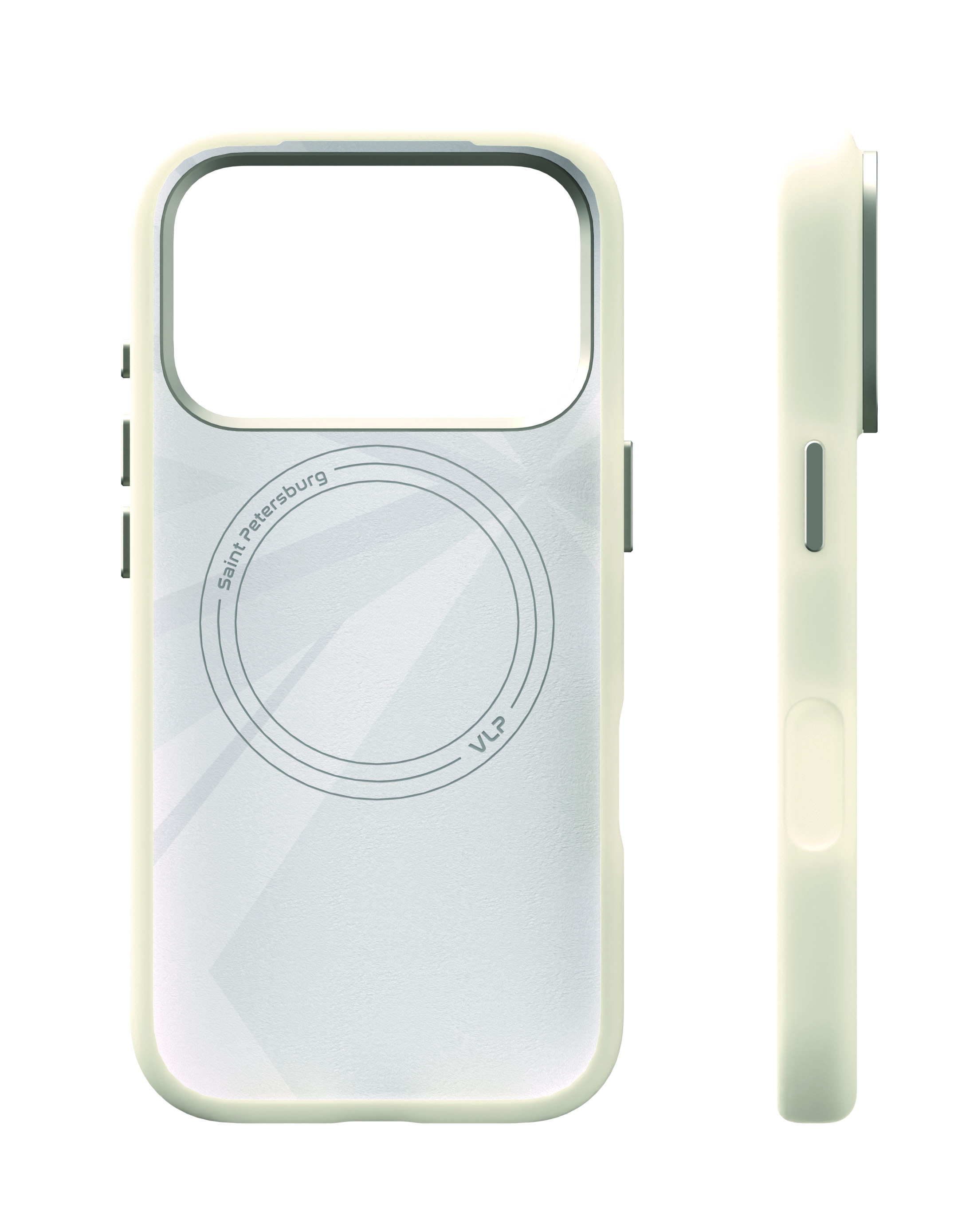 Фото Чехол защитный VLP Aster Pro Case с MagSafe для iPhone 17 Pro, белый На фото изображено Чехол защитный VLP Aster Pro Case с MagSafe для iPhone 17 Pro, белый