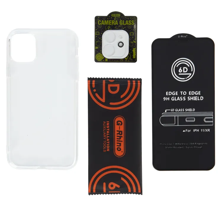 На фото изображено Комплект G-Rhino 3 в 1 для iPhone 13 Pro Max