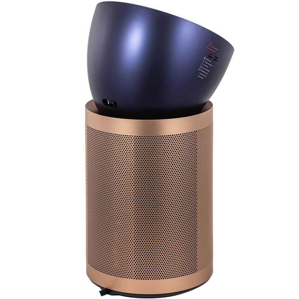 На фото изображено Dyson Purifier Big+Quiet Formaldehyde BP04 Prussian Blue\Gold