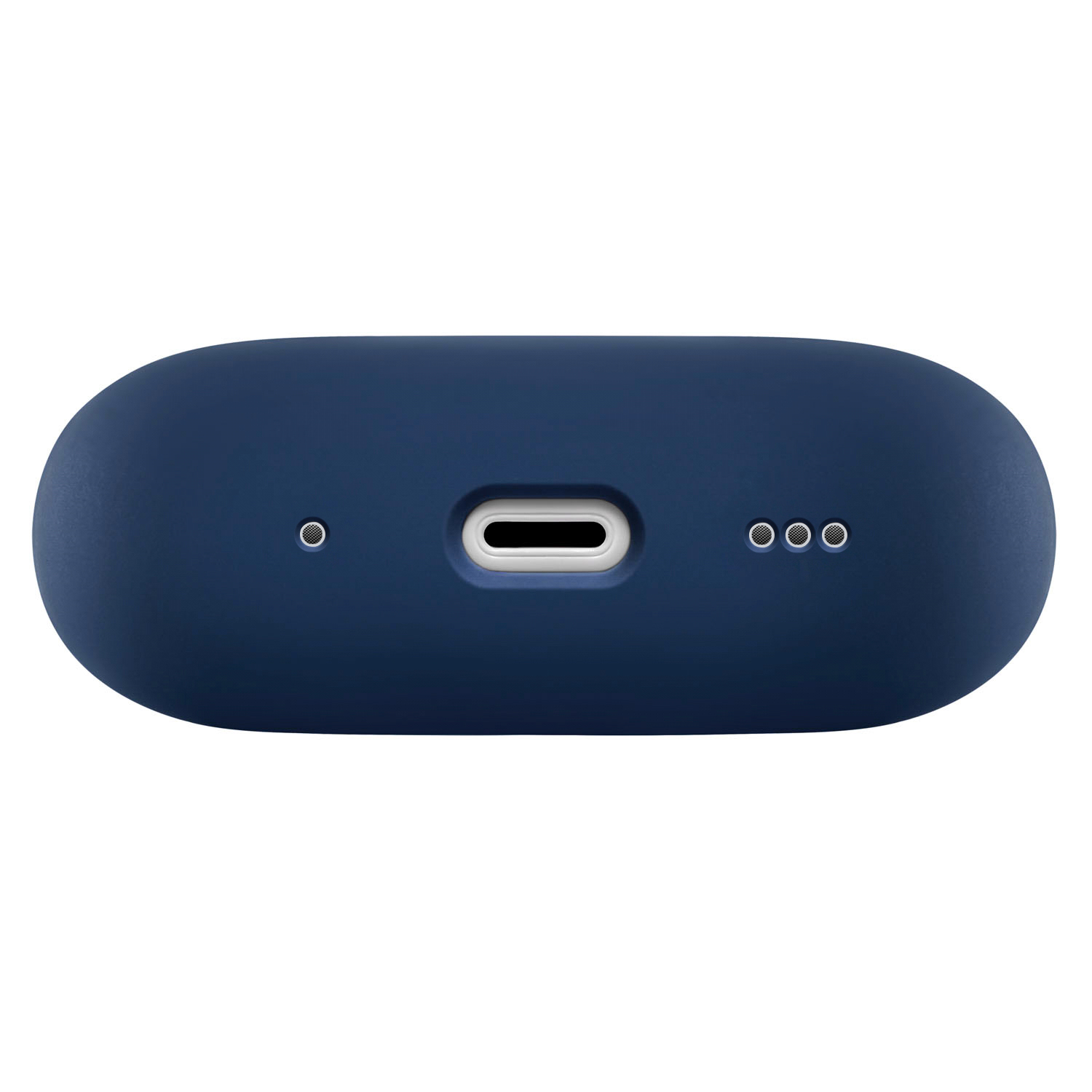 На фото изображено Ультратонкий силиконовый чехол uBear Touch Case AirPods Pro 2 / Pro, тёмно-синий