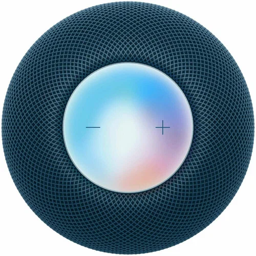 На фото изображено Умная колонка Apple HomePod mini, Синий