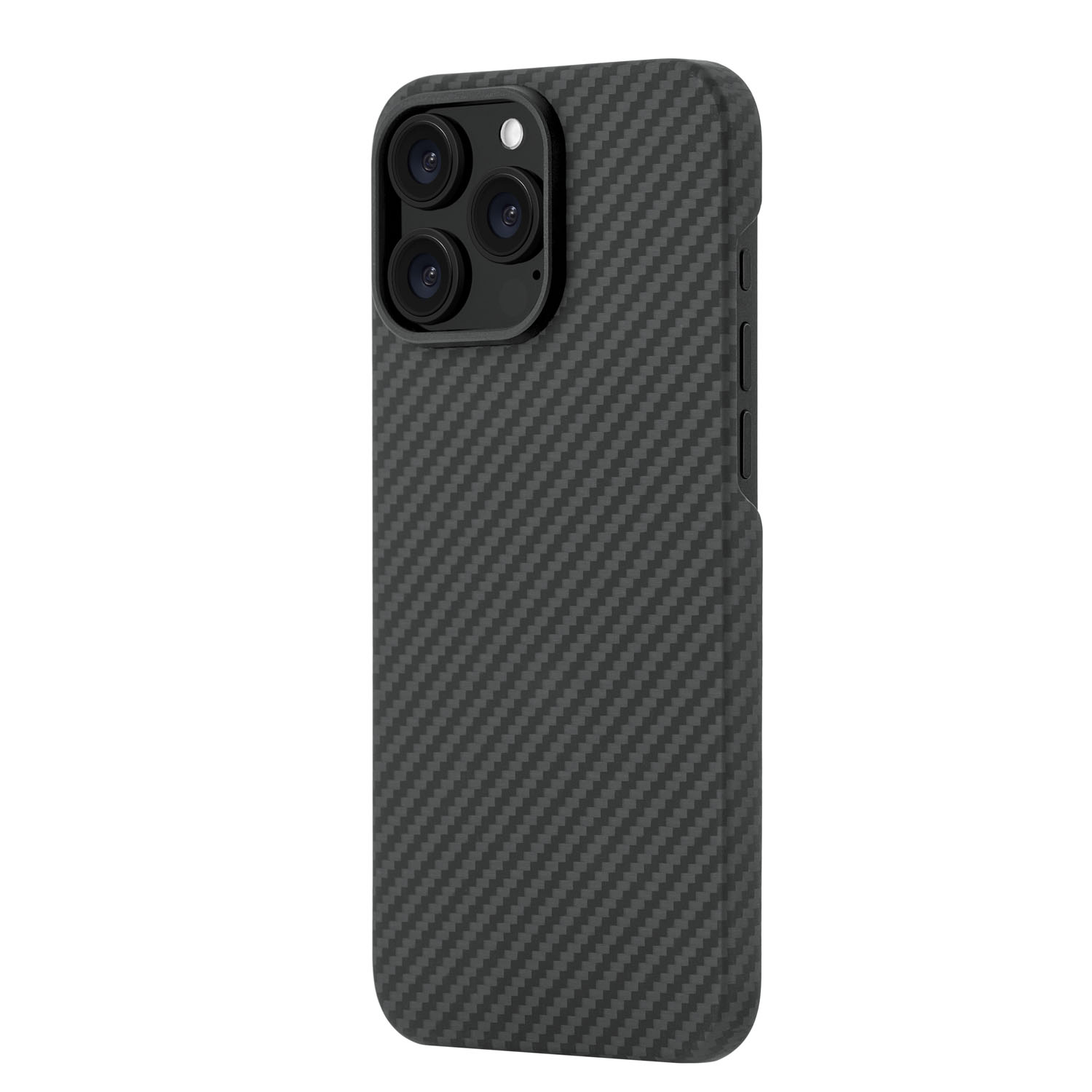 На фото изображено Чехол защитный uBear Supreme Case для iPhone 16 Pro Max, ультратонкий, черный