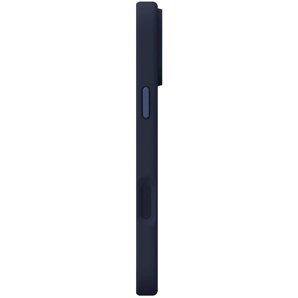 На фото изображено Чехол защитный VLP LITE Bloom Case с MagSafe для iPhone 17 Pro Max, темно-синий